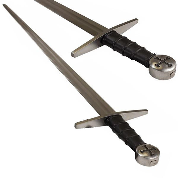 Knight Templar Sword Full Functional Battle Ready Tempered Steel - Tophatter's Army Products & Self Defense Collectible Weapons - Tophatter Daily Deals
